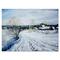 Designart - Country Road In Winter Times II - Traditional Canvas Wall Art Print